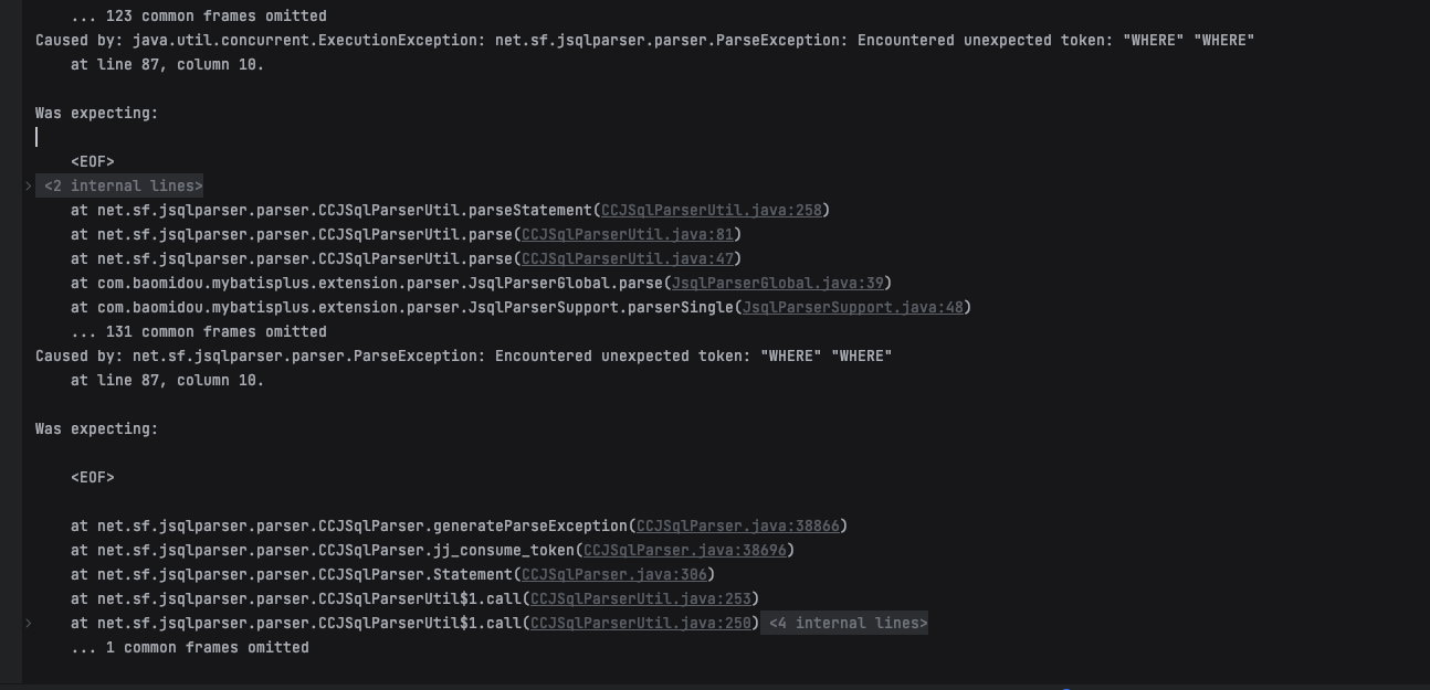 MyBatis-Plus 脚本中存在大量空格和换行导致脚本解析错误，是否可以在解析前去除空格和换行