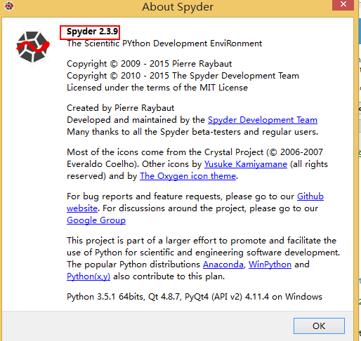 spyderversion
