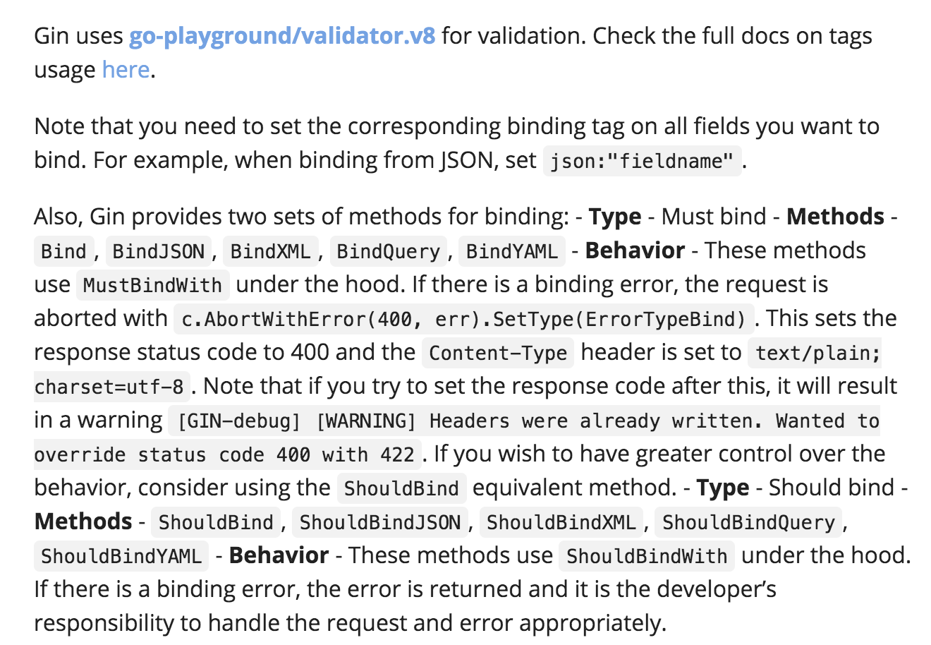 Gin What happened to all the documentation?
