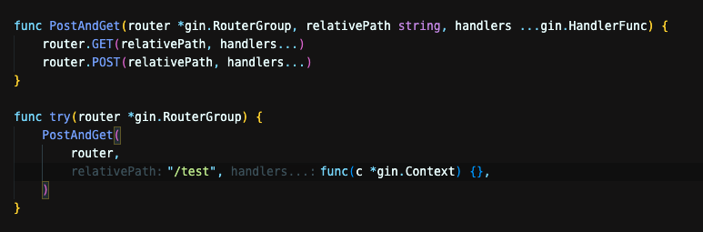 Gin Support Two or More Http Methods in One Function?