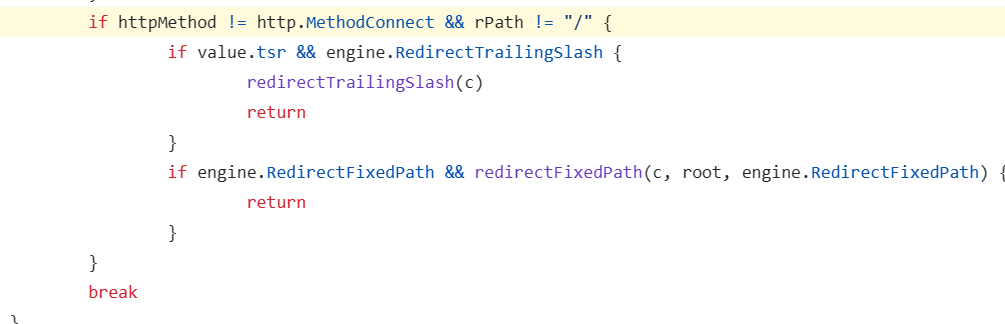 Gin GIN cannot handle CONNECT where rpath is an empty string
