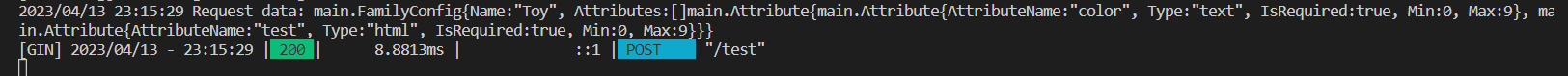 Gin Bind JSON body request with nested slice of struct