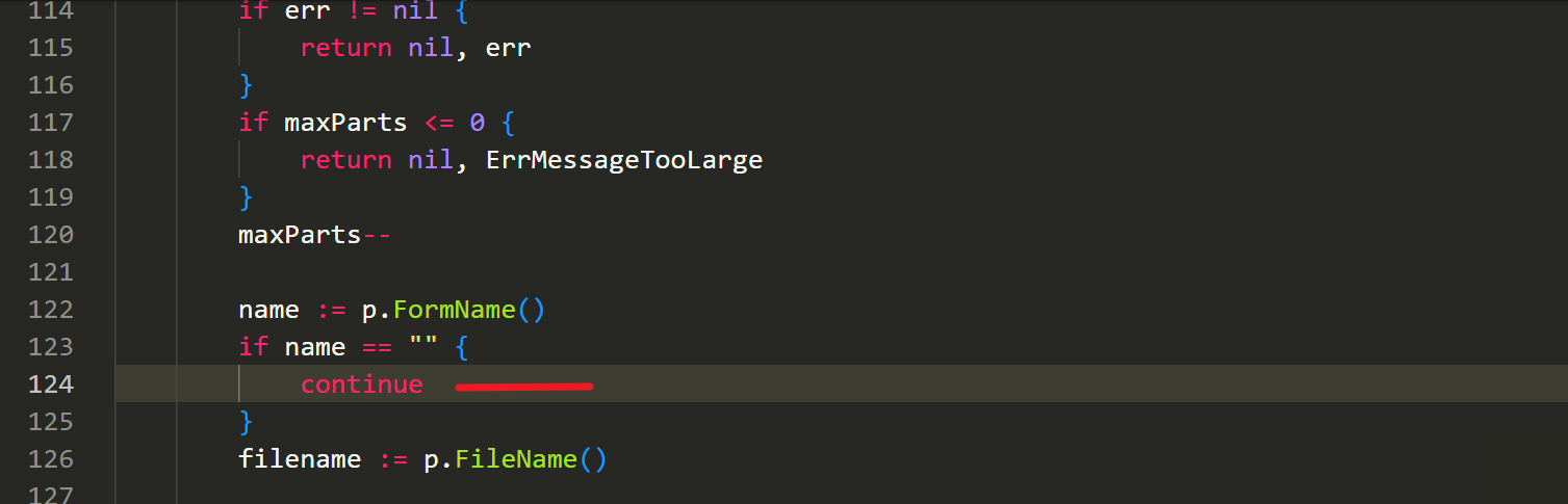 Gin Multipart form-data request with empty key for single file upload