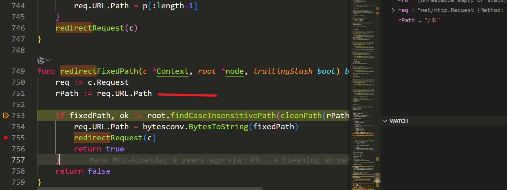Gin [Bug] infinite redirect with RedirectFixedPath