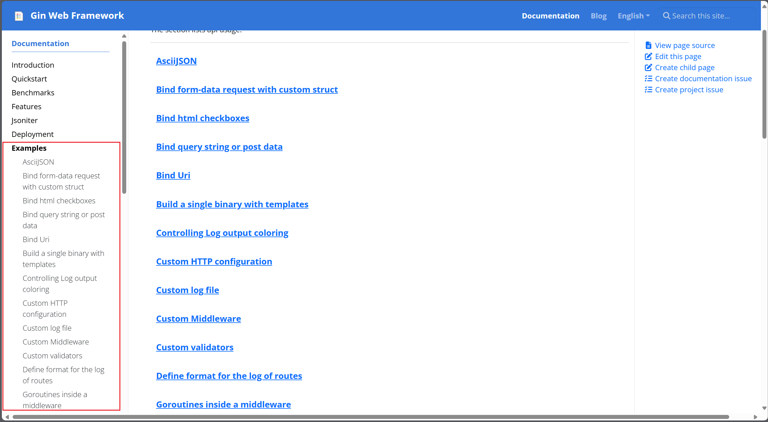Gin dare you add a detailed API doc? 