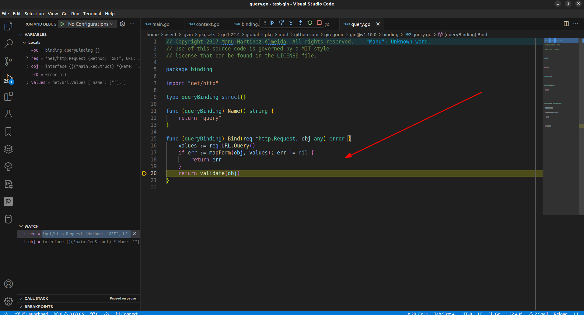 Gin How to apply default value if empty value provided by client during model binding?