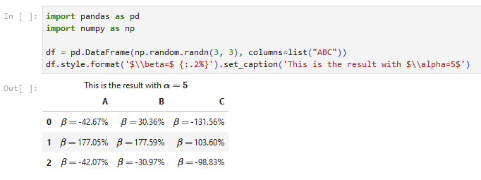 Pandas BUG: Latex fails to render in Jupyter Notebook (in VS Code)