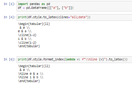 Pandas [FR] add option to format \hline in to_latex()