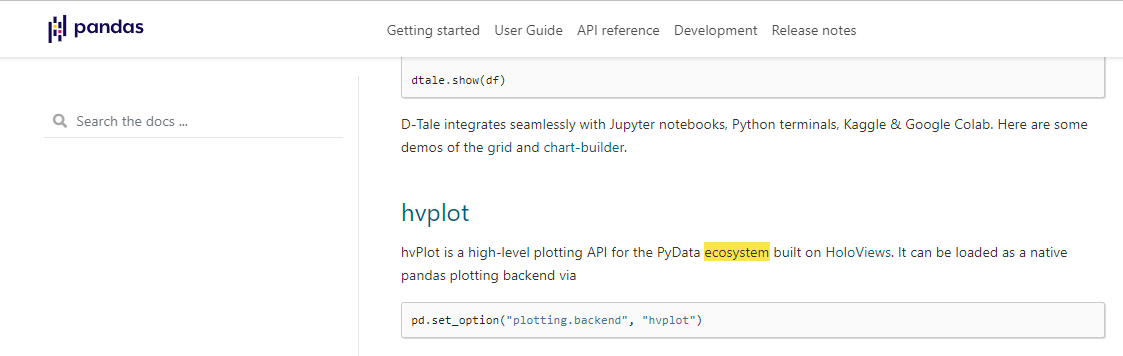 Pandas Make pandas pipelines interactive